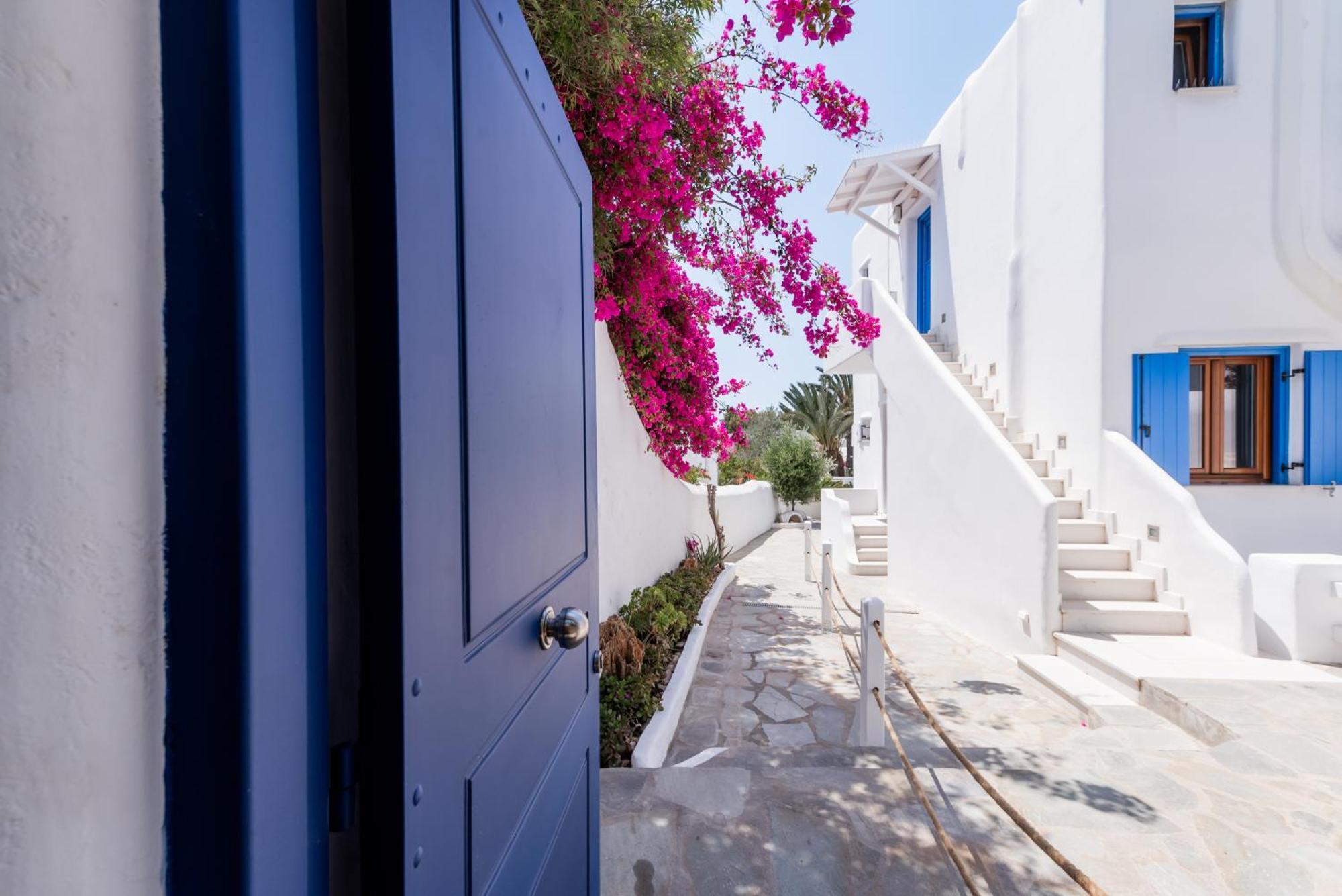 Olive Tree Mykonos Town Semi-Basement Apartment Bagian luar foto